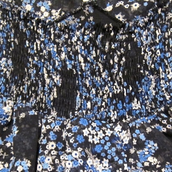 Y2K LF STORES Follies Paris Halter Tiered Floral Mini Dress - Picture 4 of 4